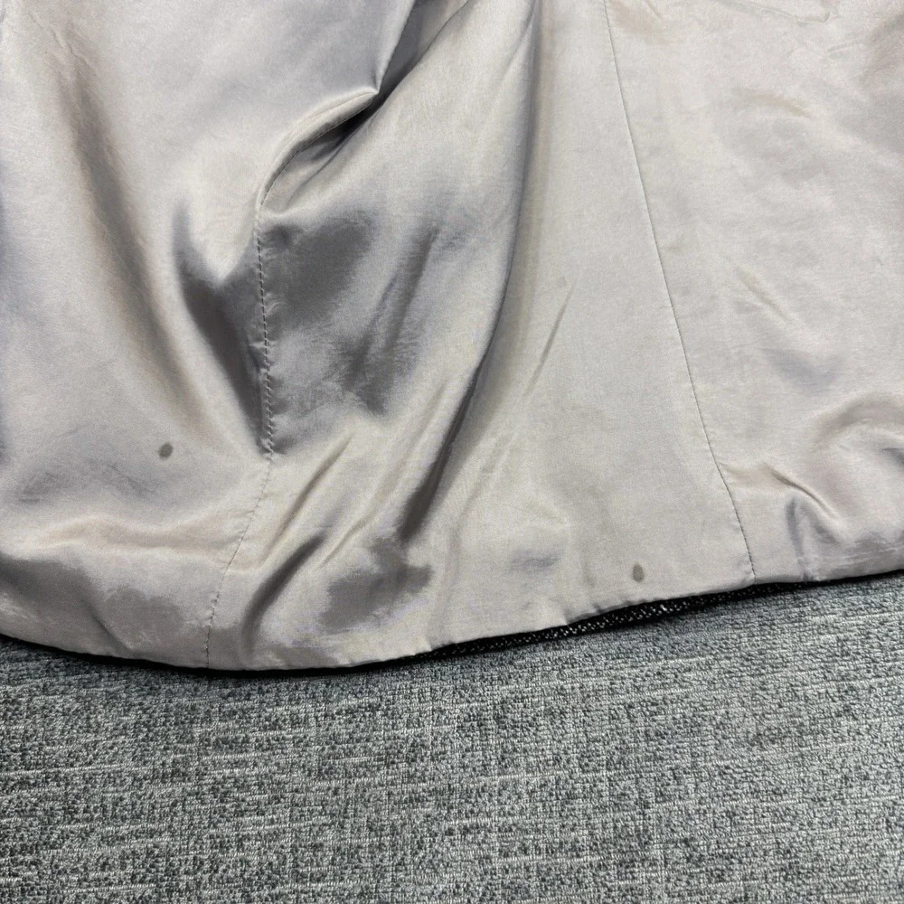 Hugo‎ Boss Sport Coat Men's 46R Gray Einstein Silk Wool Blazer USA